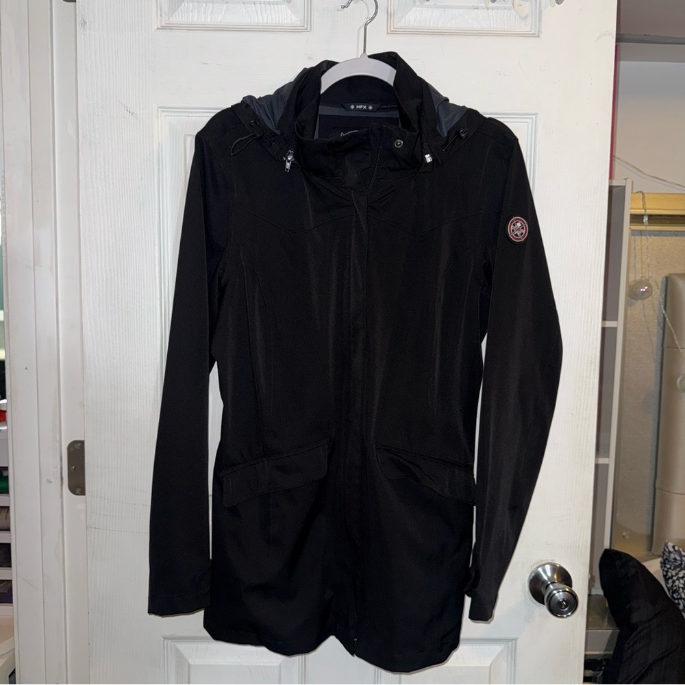 Women's Black Trench Coat